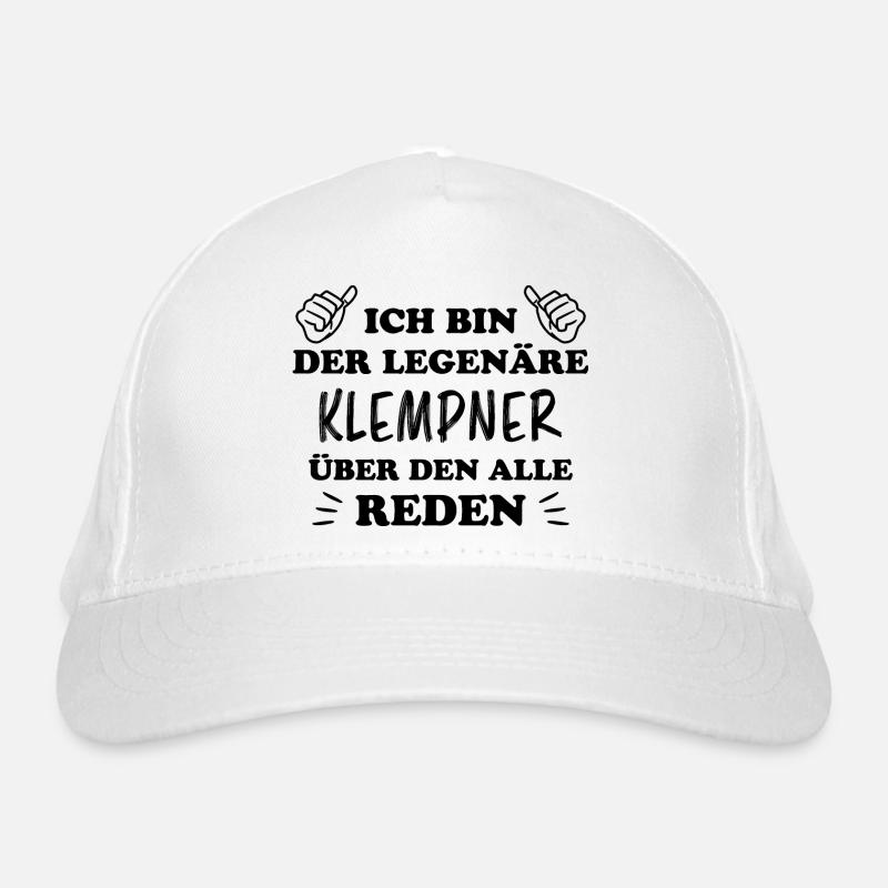 Klempner Beruf Lustiger Spruch Klempner Geschenk Bio-Baseballkappe