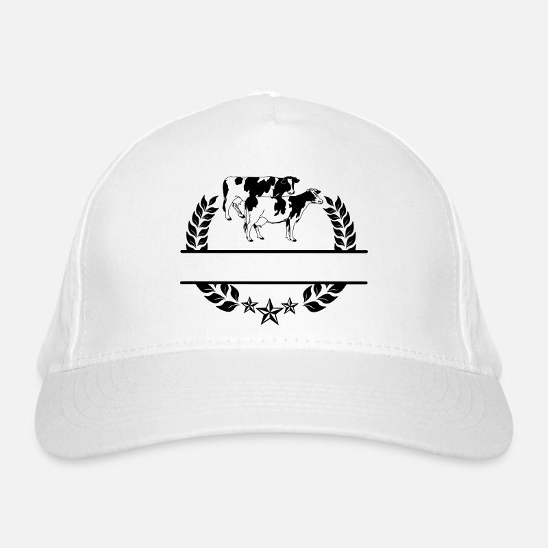 Monogramme de vaches Casquette classique bio