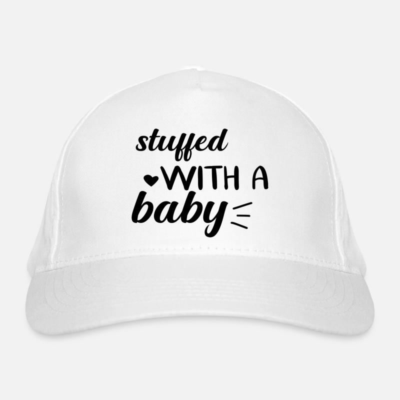 Stuffed With A Baby Bio-Baseballkappe