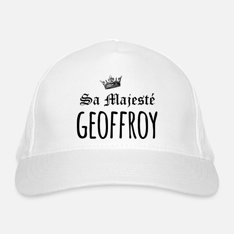 sa majesté Geoffroy Casquette classique bio