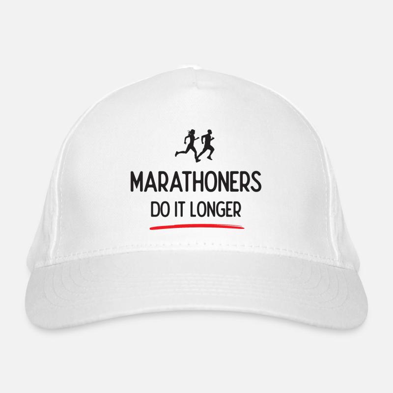 Les marathoniens le font plus longtemps Casquette classique bio