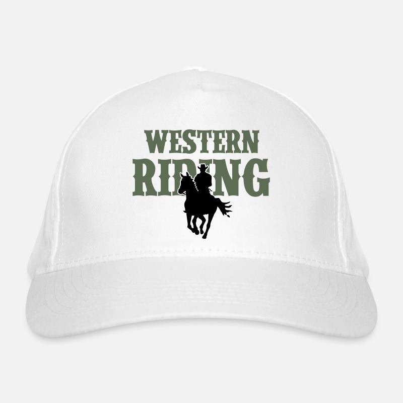 Western Riding Man Organic Baseball Cap