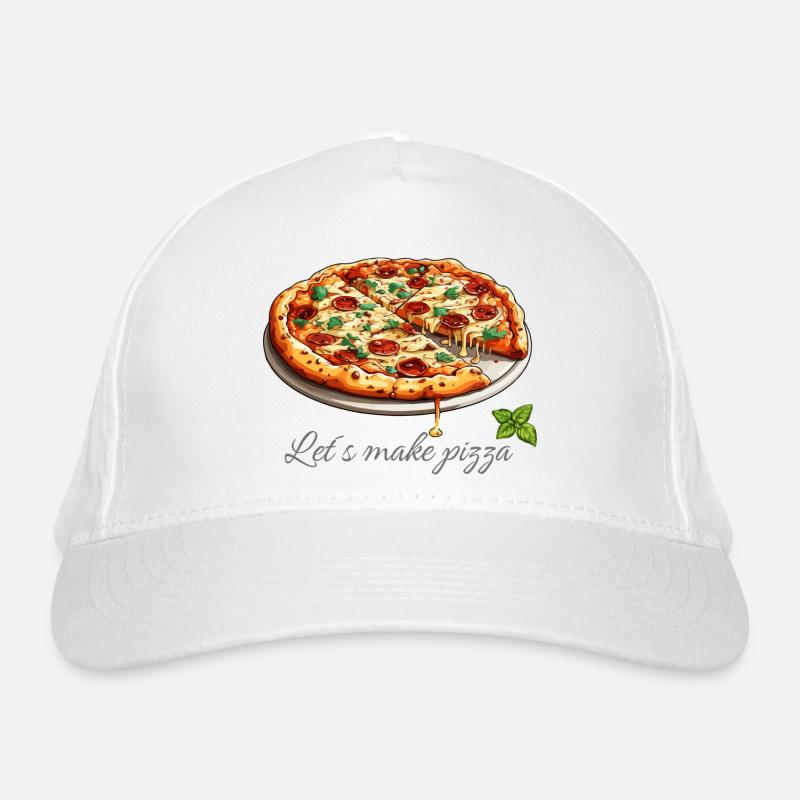 Let´s make Pizza, Pizzahobby, Pizza Bio-Baseballkappe