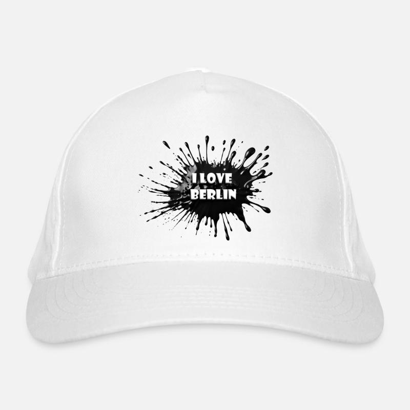 I LOVE BERLIN Bio-Baseballkappe