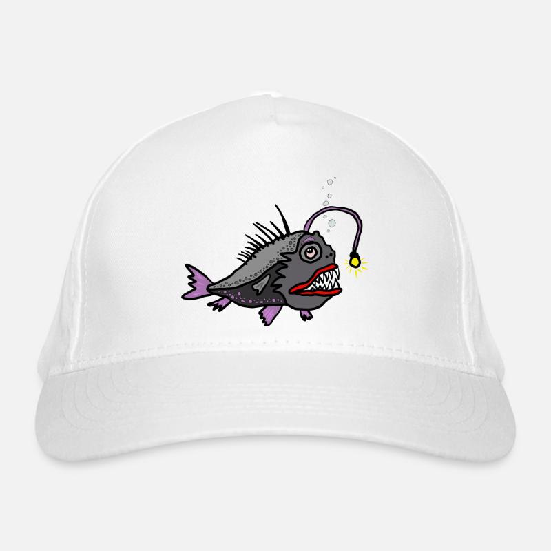 Anglerfisch Bio-Baseballkappe