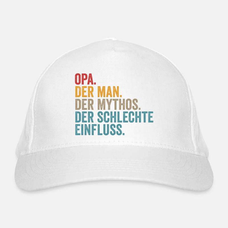 Großvater Opa Bio-Baseballkappe