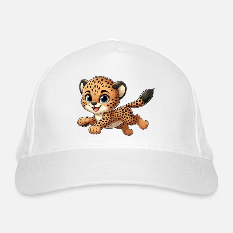 Cheetah Child Organic Baseball Cap