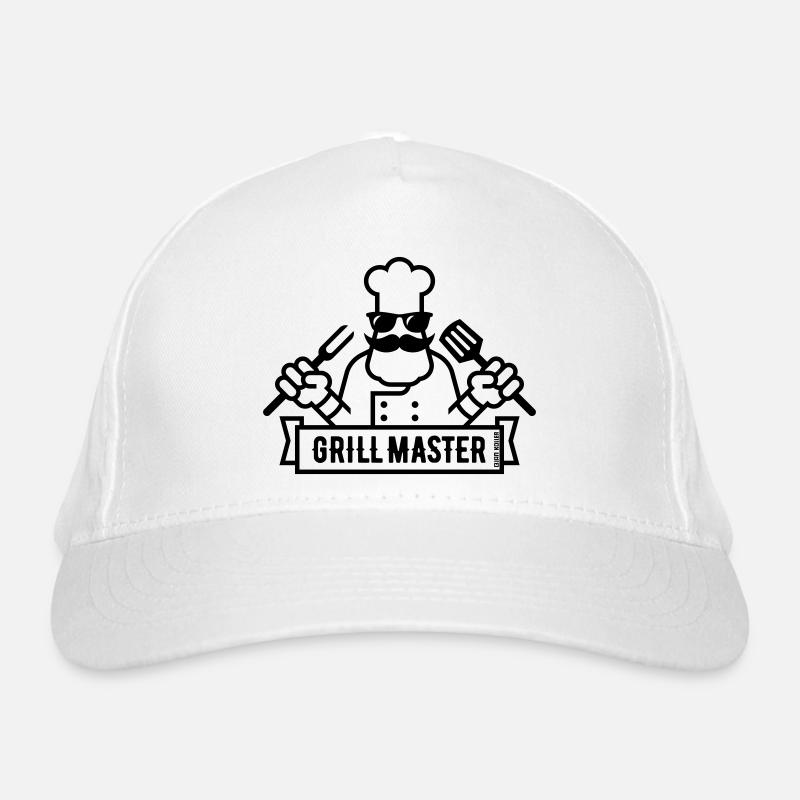 Grill Master (Grilling / Barbecue / BBQ / 1C) Organic Baseball Cap