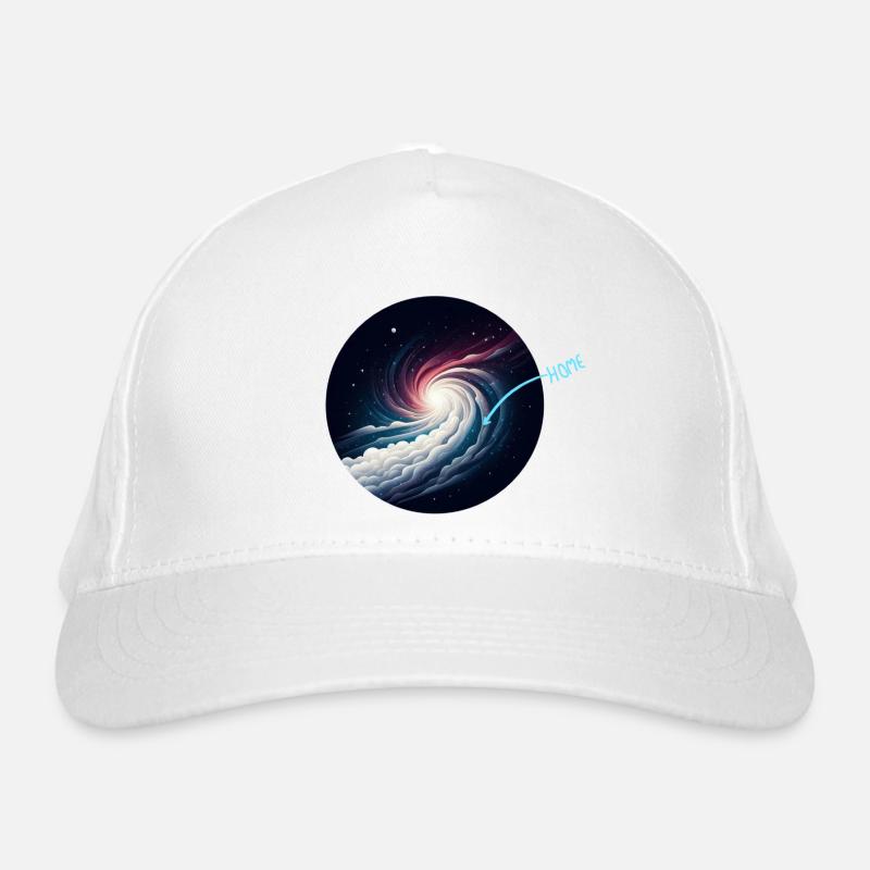 Vortex spiralé de la Voie lactée Casquette classique bio