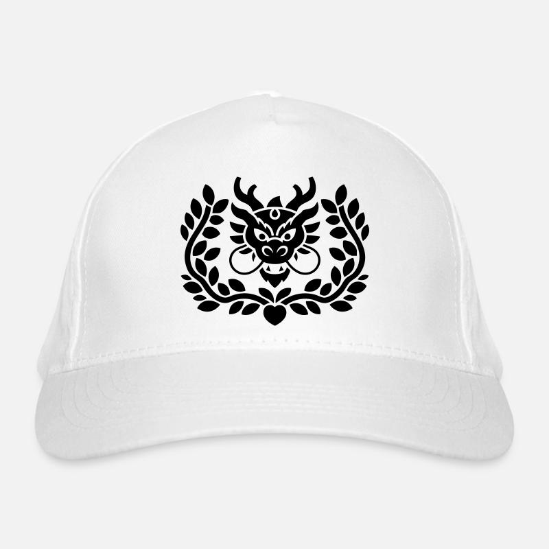 Drachen-Emblem-Wappen Bio-Baseballkappe