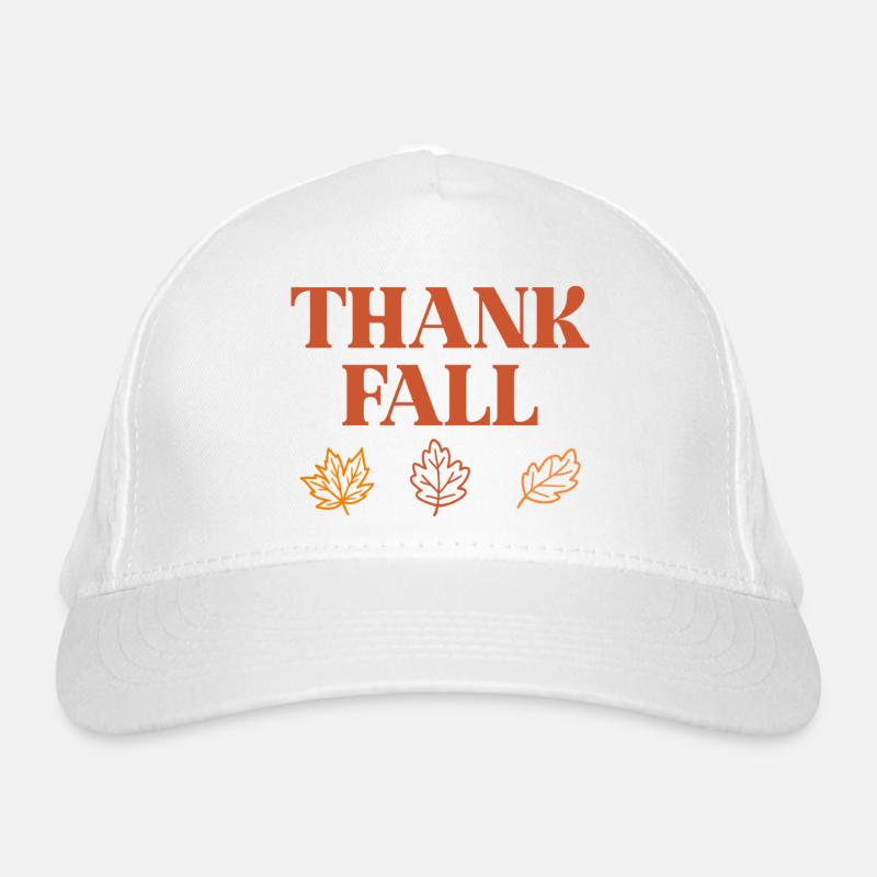 Thank Fall Organic Baseball Cap