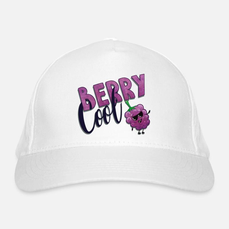 Berry Cool Brombeere Bio-Baseballkappe