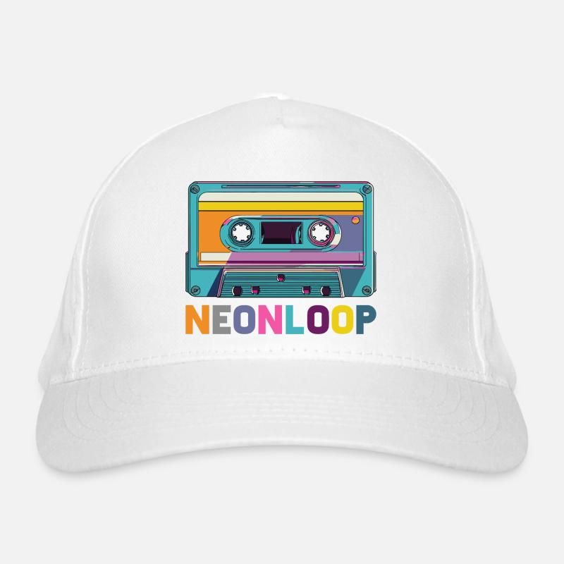 Conception de cassette en boucle néon Casquette classique bio