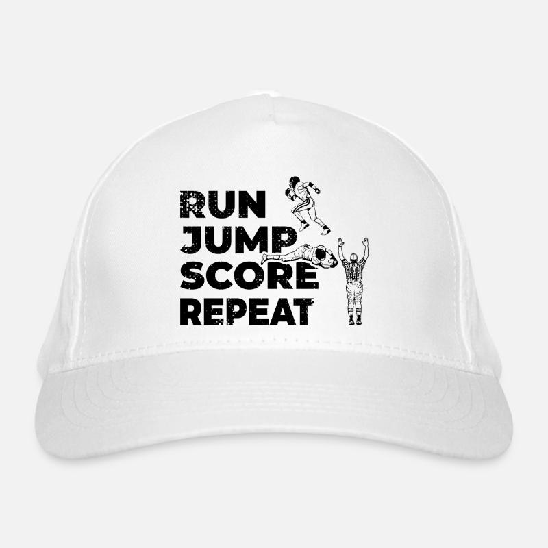 Répétition du score de saut à la course Casquette classique bio