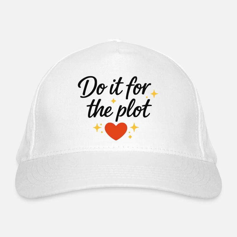 Do it for the Plot Herz Bio-Baseballkappe