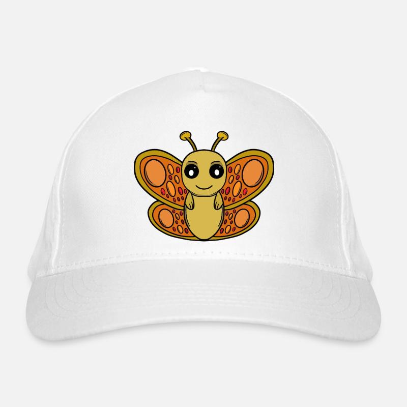 Sonnenchibi-Schmetterling Bio-Baseballkappe