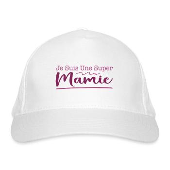 Je Suis Une Super Mamie - Casquette classique bio - blanc - Devant