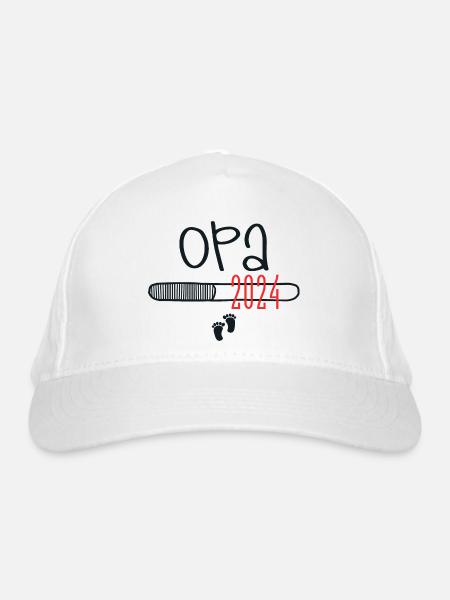 Opa 2024 - opa - Casquette classique bio - blanc - Devant