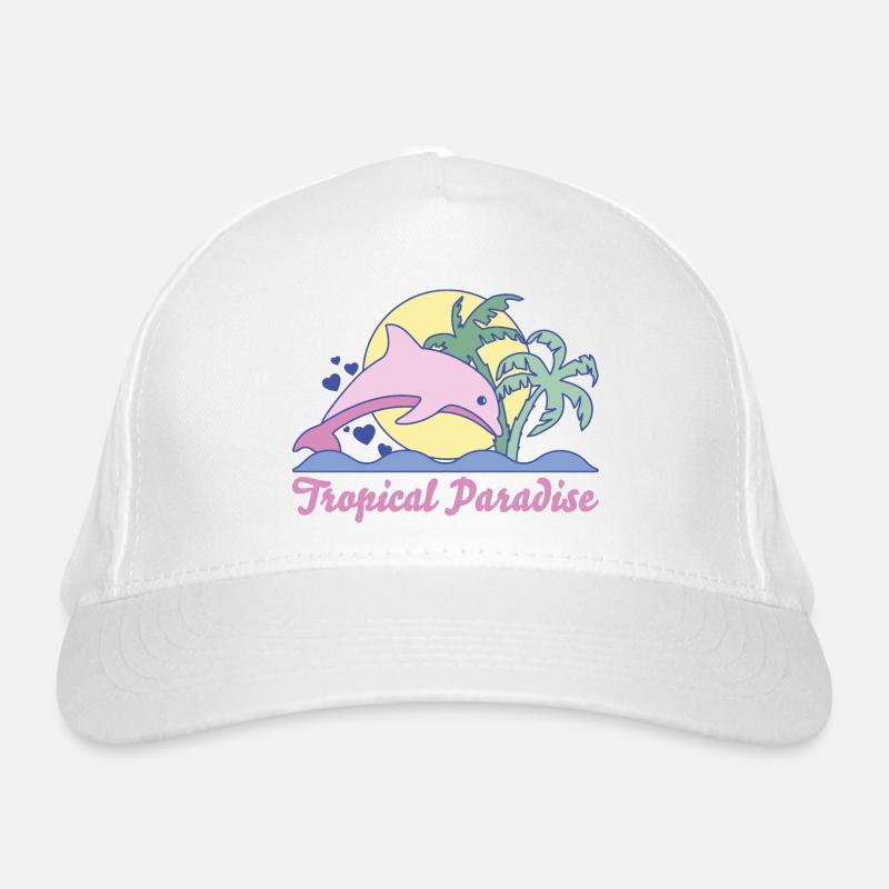 Tropical Paradise Bio-Baseballkappe