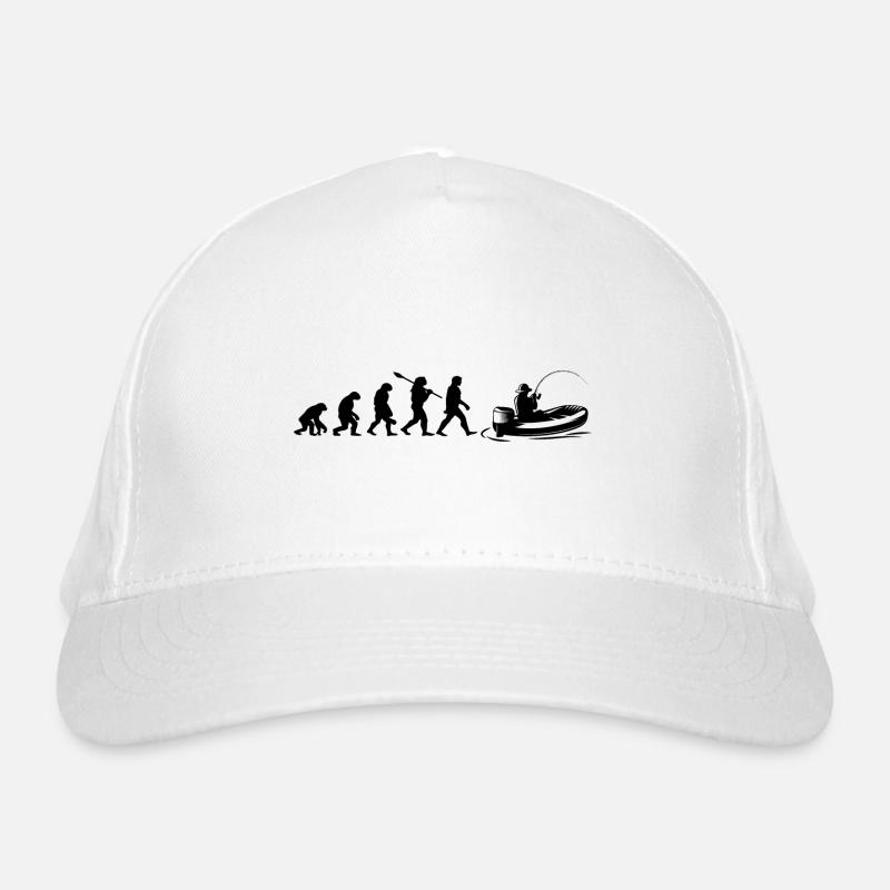 Evolution Bateau pêche | Pêcheur Cadeau Casquette classique bio