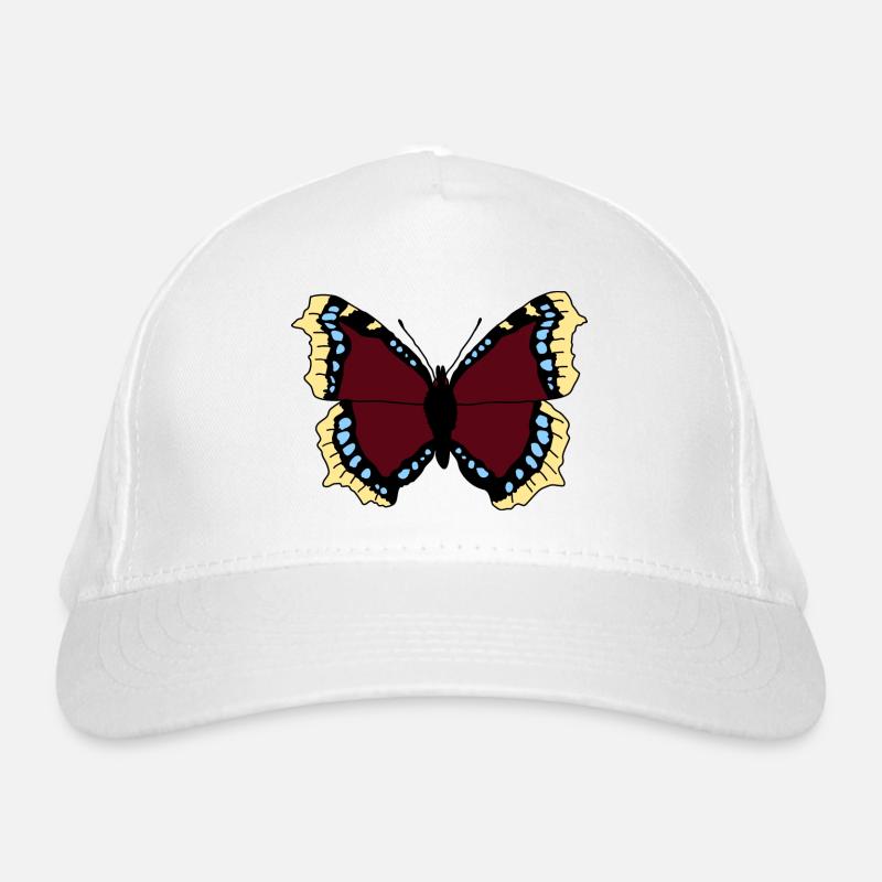 Schmetterling - Trauermantel Bio-Baseballkappe