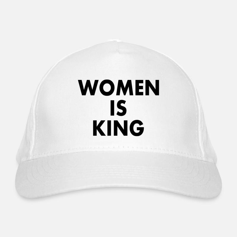 Women is king Casquette classique bio