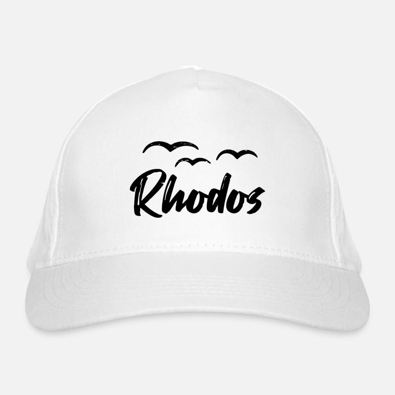 Rhodos Insel Meer Bio-Baseballkappe