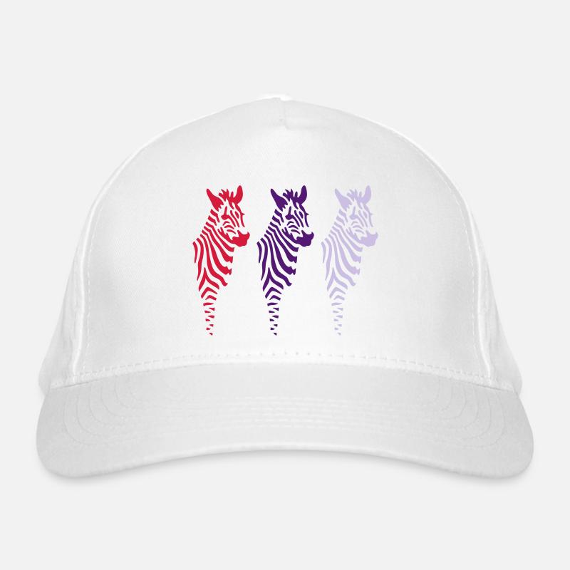 three zebras (b) Organic Baseball Cap