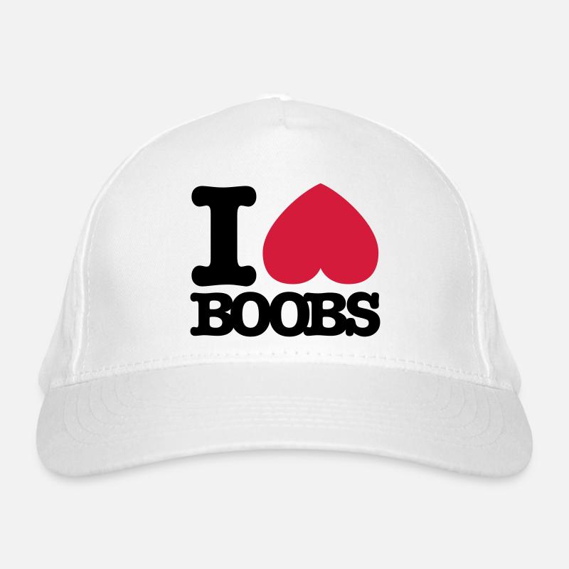 I_love_boobs Casquette classique bio