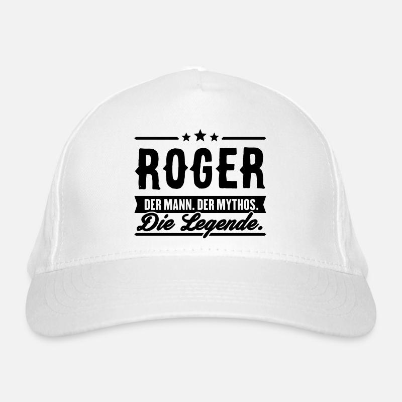 Mann Mythos Legende Roger Bio-Baseballkappe