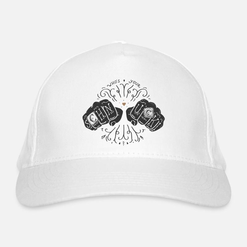 Who's your SCHNUCKI? - Bio-Baseballkappe - Weiß