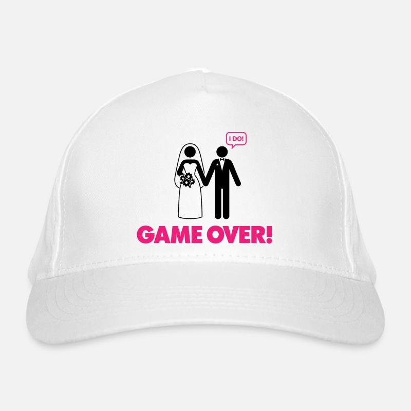 Spiel beendet. Ich bin verheiratet. Bio-Baseballkappe