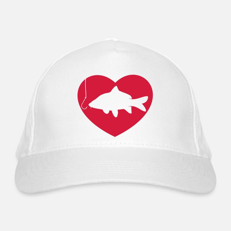 as2_carp_heart Organic Baseball Cap