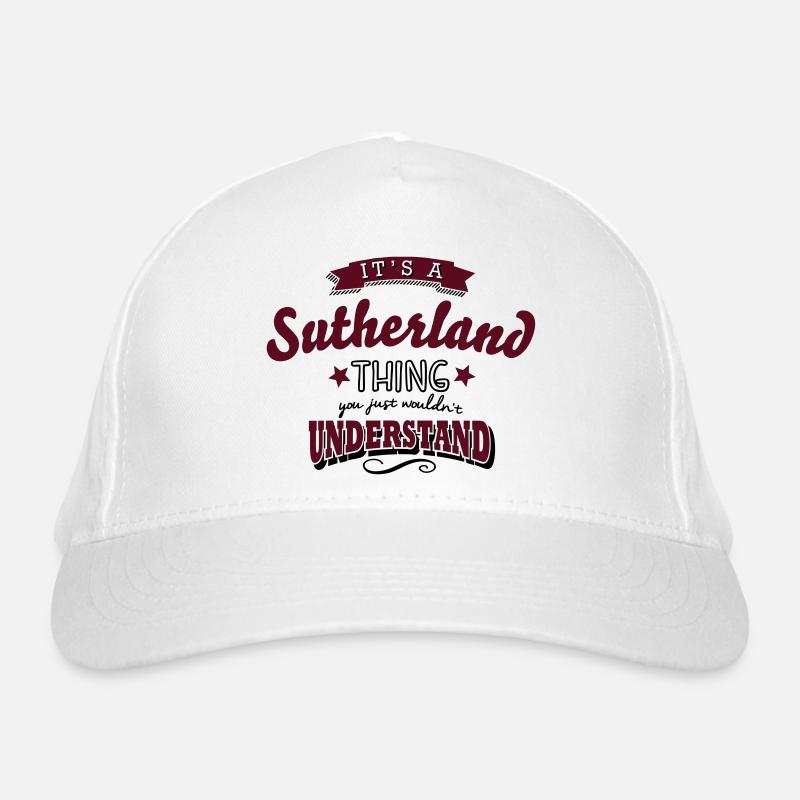 its a sutherland name surname thing Organic Baseball Cap