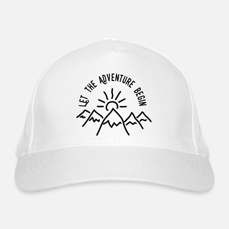 AD Let the Adventure Begin Casquette classique bio