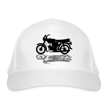 Fahrzeug - Simson - Bio-Baseballkappe - Weiß - Vorne