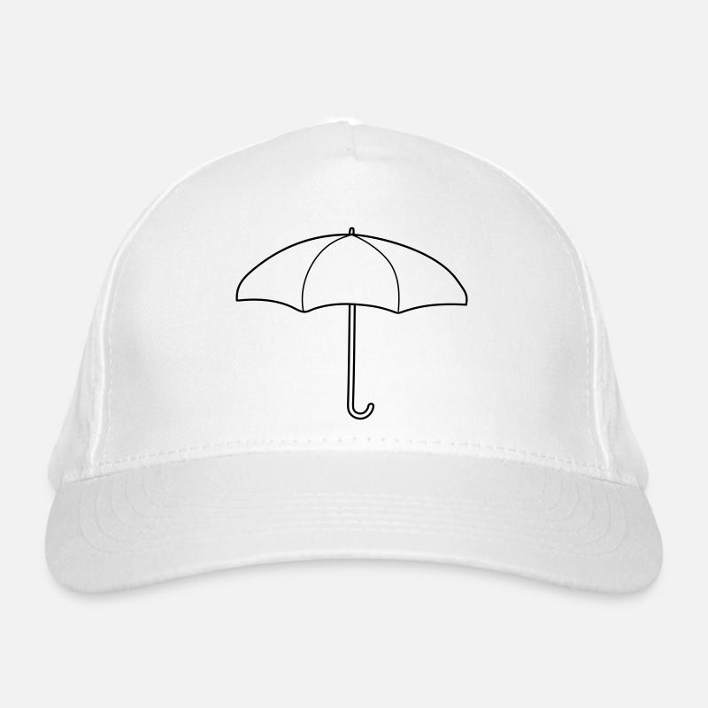 Design Red Umbrella Organic Baseball Cap