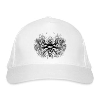 Nature Art - Organic Baseball Cap - white - Front