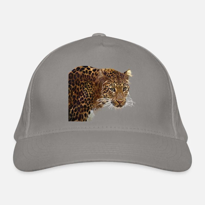 Leopard Organic Baseball Cap
