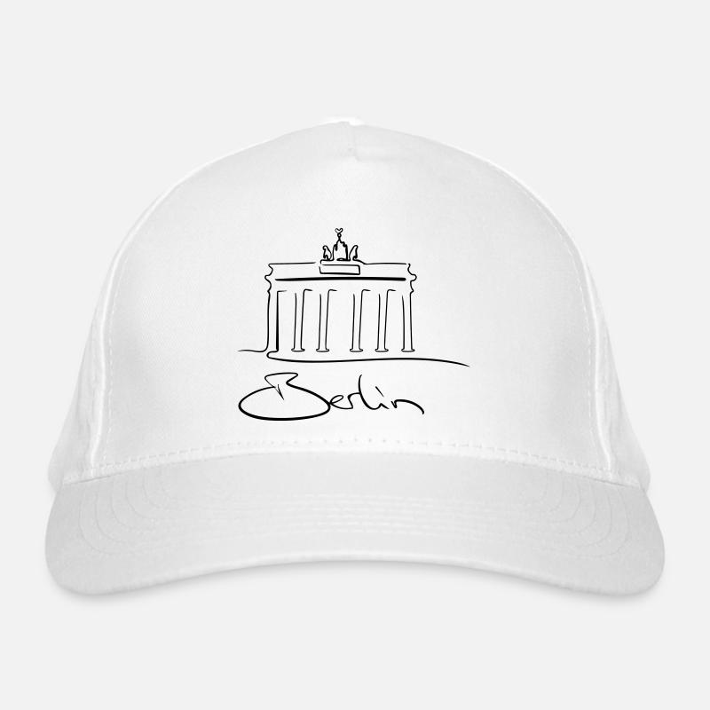 Berlin Line Art - Minimalist Organic Baseball Cap