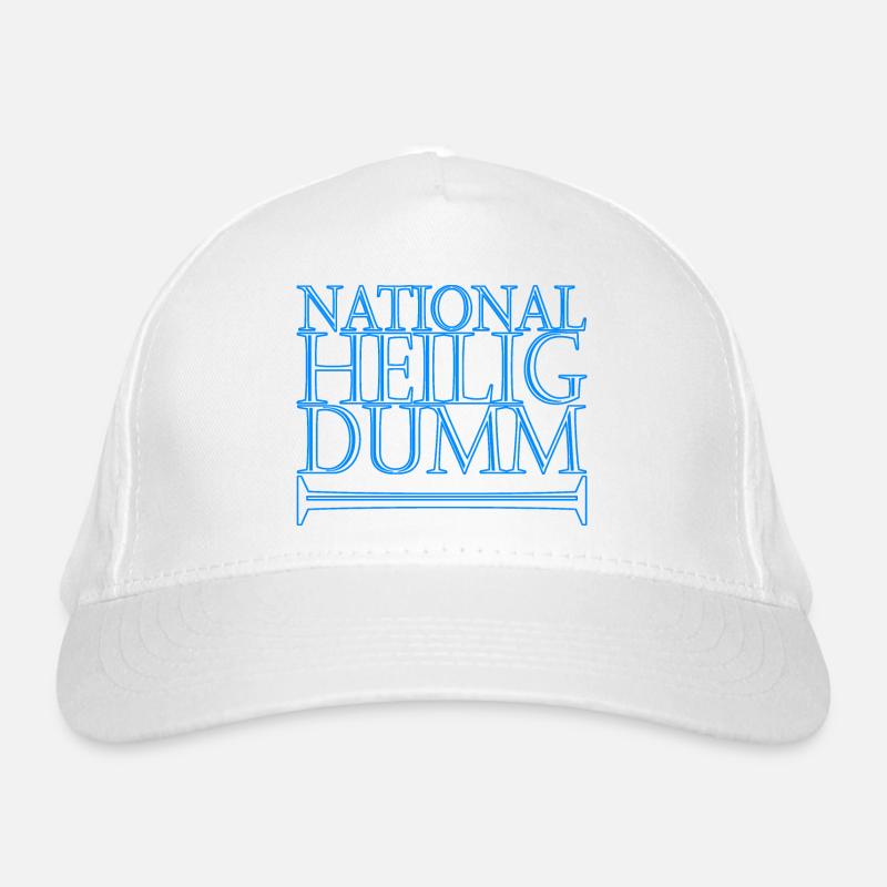 nationalheiligdumm blau Bio-Baseballkappe