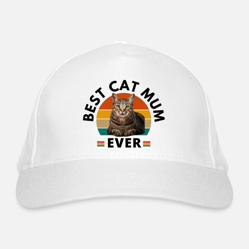 BEST CAT MUM EVER Organic Baseball Cap
