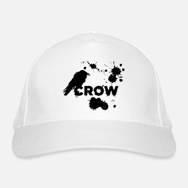 Der schwarze Rabe Bio-Baseballkappe