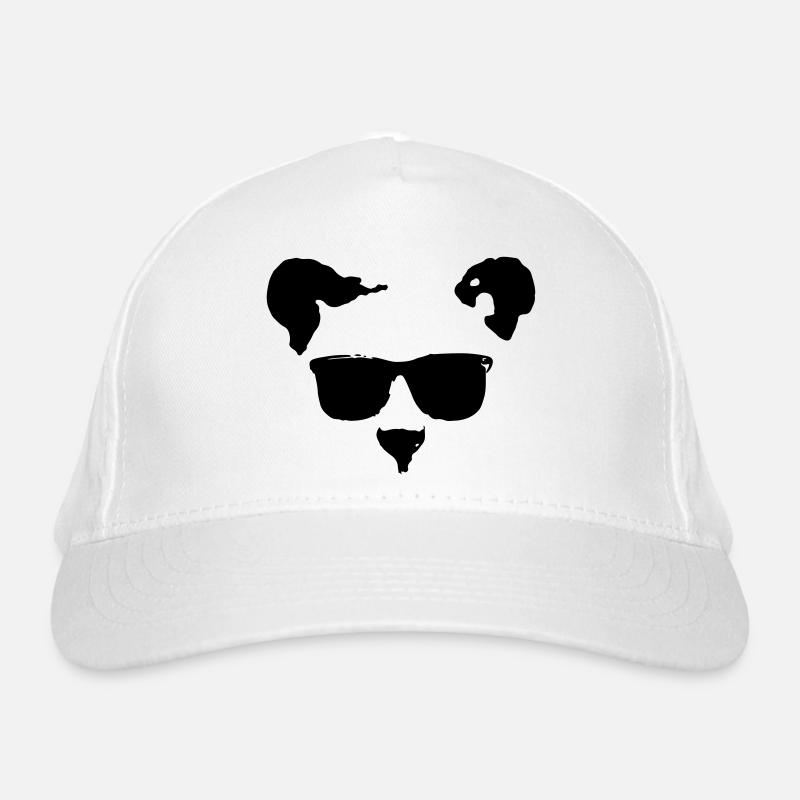 Visage d’ours avec lunettes de soleil Casquette classique bio