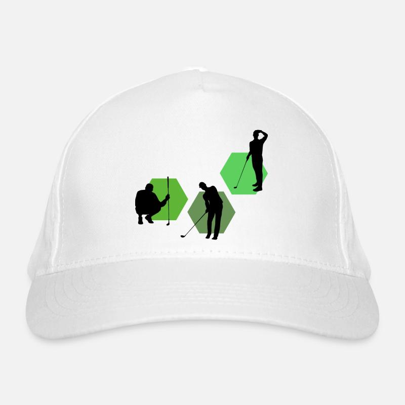golf golf golf club golfer Organic Baseball Cap