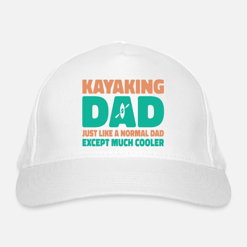 Kayaking Dad Just Like A Normal Dad Except Much Co Bio-Baseballkappe