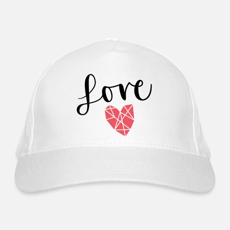 Liebe Bio-Baseballkappe