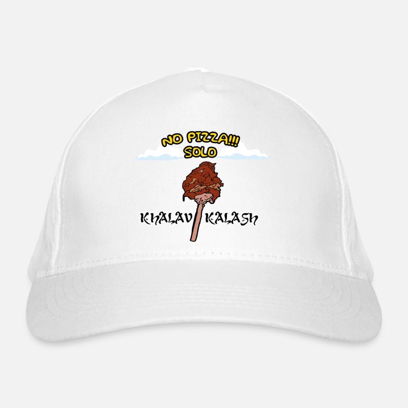 Pas de pizza seulement khalav kalash Casquette classique bio