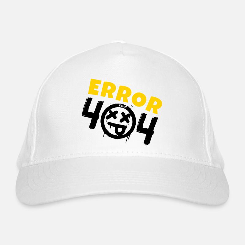 Error 404 Not Found Organic Baseball Cap