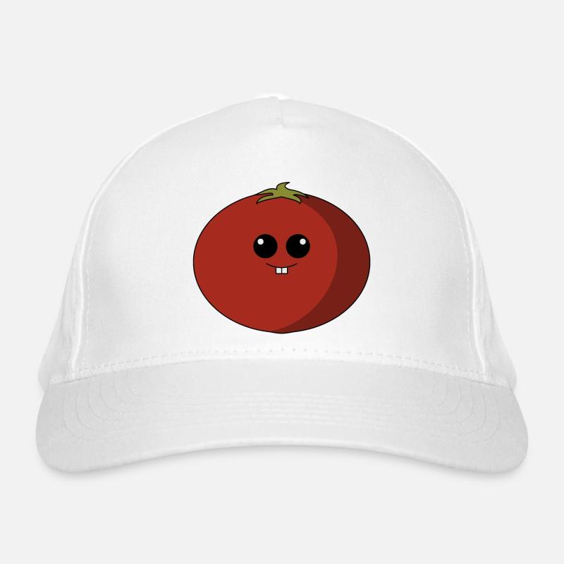 Tomate avec visage Casquette classique bio